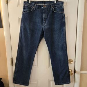 Wrangler Cowboy Cut Original Fit Mens Size 36x30 Jeans 13MWZ blue denim western